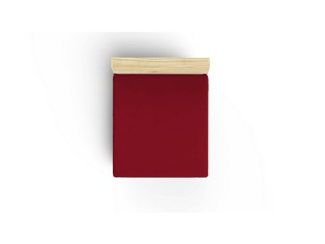 L`ESSENTIEL MAISON Ranforce dušečni čaršav (90x200) Maroon