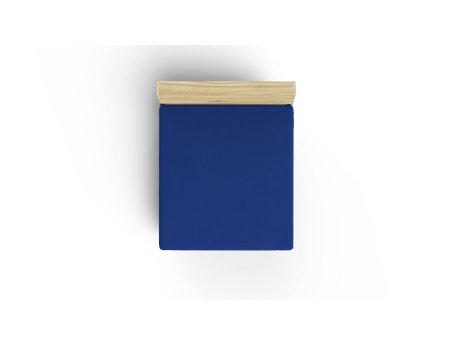 L`ESSENTIEL MAISON Ranforce dušečni čaršav (90x200) Dark Blue