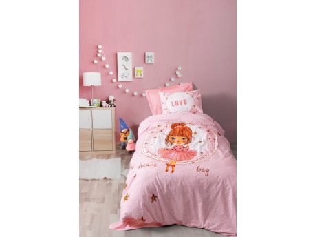 L`ESSENTIEL MAISON Ranforce posteljina (160x220) Jerry Pink