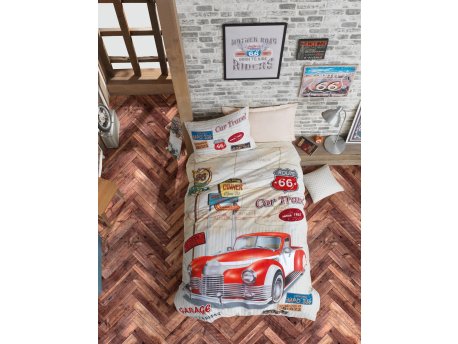 L`ESSENTIEL MAISON Ranforce posteljina (160x220) Route Beige