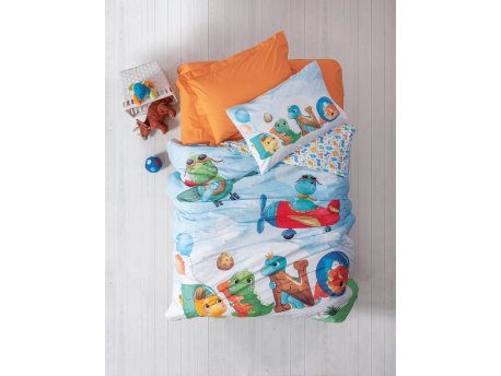 L`ESSENTIEL MAISON Ranforce posteljina (160x220) Roar Orange