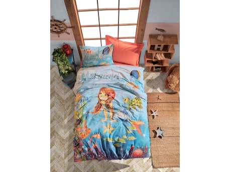 L`ESSENTIEL MAISON Ranforce posteljina (160x220) Mermaid Coral