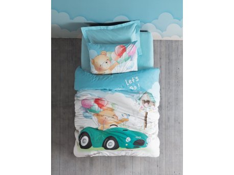 L`ESSENTIEL MAISON Ranforce posteljina (160x220) Buddy Blue