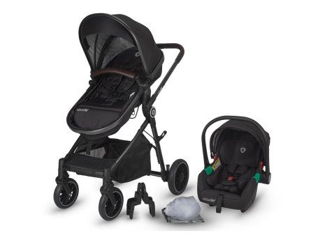 Coccolle Ago Kolica za bebe 3u1 - Crna