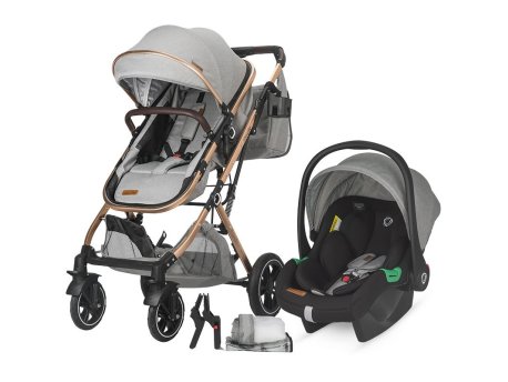 Coccolle Ravello Kolica za bebe 3u1 - Siva