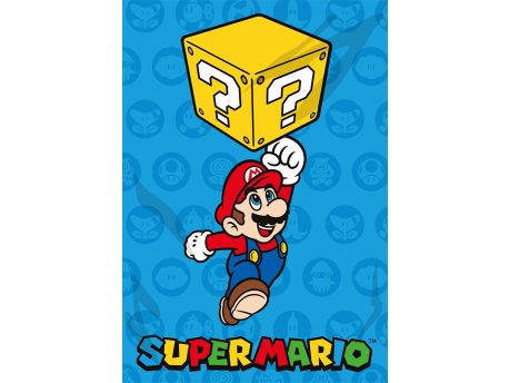 BALOO Ćebe 100x140 cm Super Mario Model 1