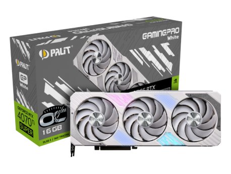 PALIT NVidia GeForce RTX 4070 Ti Super 16GB 256bit RTX4070Ti Super GamingPro WHITE OC