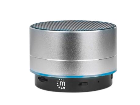 MANHATTAN Bluetooth zvučnik 165327 LED, 3W metalic