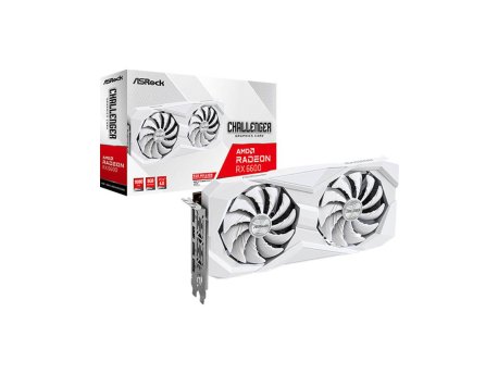 ASROCK Radeon RX6600 Challenger W 8GB GDDR6 White