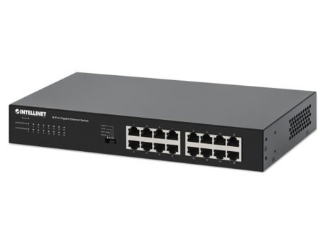 INTELLINET LAN switch 561815 10/100/1000 16port/metalni/rackmount