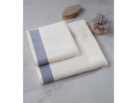 L`ESSENTIEL MAISON Set peškira Colourful Ivory Navy Blue