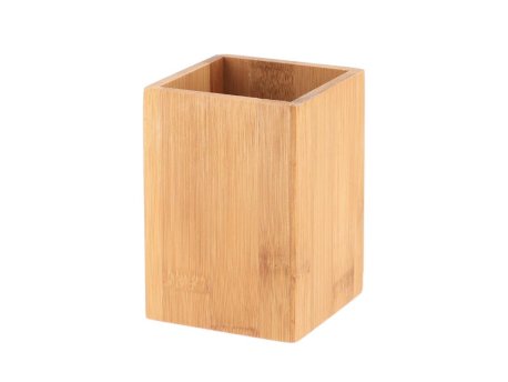 TENDANCE Čaša za četkice za zube Bambus kocka (6150195)