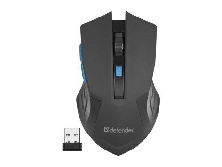 DEFENDER Bežični miš Accura MM-275 1600 dpi plavo/crna