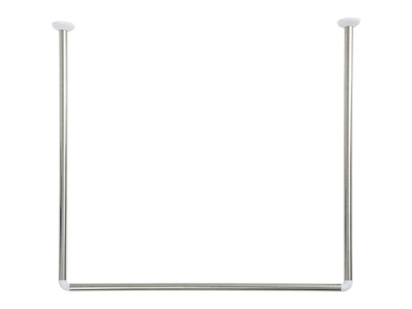 TENDANCE Trostrani držač kupatilske zavese 80x80x80 cm (211499)