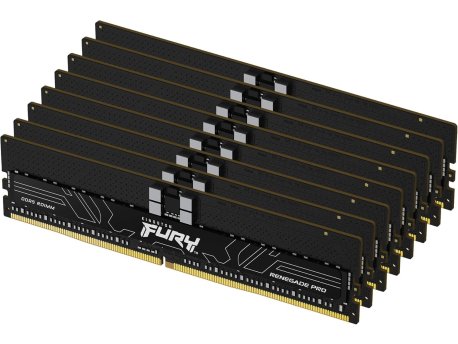 KINGSTON DIMM DDR5 ECC 256GB (8x32GB) 6400MHz KF564R32RBE2K8-256 Fury Renegade Pro EXPO