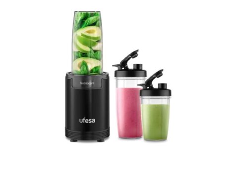 Ufesa Blender Nutriboom/sivi/3 posude/snaga 900W