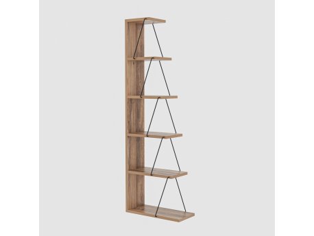 HANAH HOME Polica za knjige Tlos Pine 1