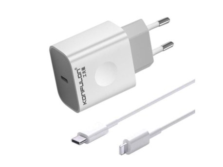 KONFULON C69D+DC13 20W Kućni punjač sa PD USB-C na lightning kablom