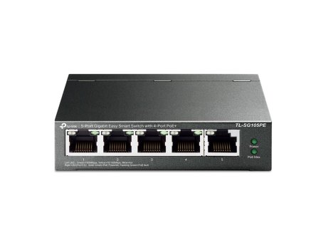 TP LINK TL-SG105PE 5-Port Gigabit Easy Smart PoE Switch sa 4-Port PoE+