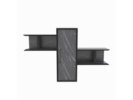 HANAH HOME Zidna polica Olida Bendire Black