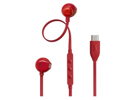 JBL Tune 305C USB-C Red Bubice (JBLT305CRED)