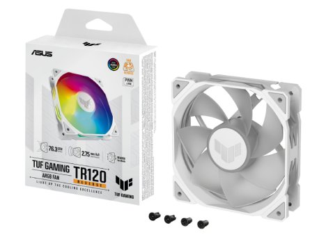 ASUS TUF GAMING TR120 ARGB REVERSE WHITE ventilator