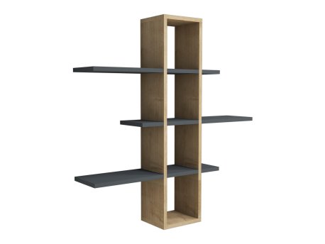 HANAH HOME Zidna polica Ardo Sapphire Anthracite