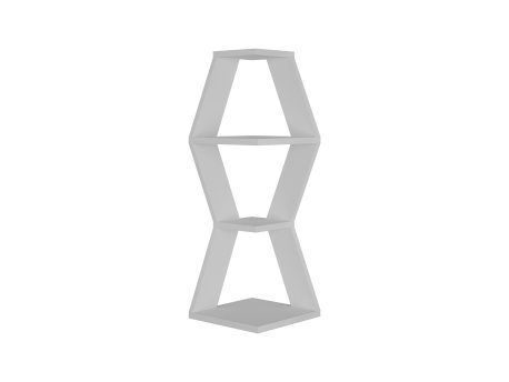 HANAH HOME Zidna polica Sablor Corner White