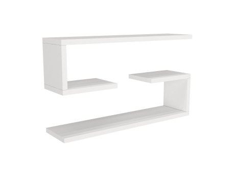HANAH HOME Zidna polica Jenika White