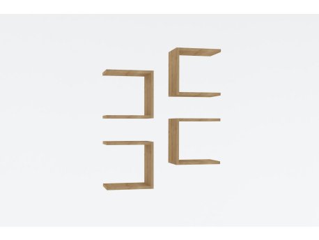 HANAH HOME Zidna polica Base Sapphire Oak