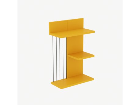 HANAH HOME Zidna polica Kinik Yellow