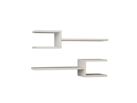 HANAH HOME Zidna polica Fork White