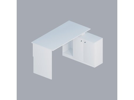 HANAH HOME Radni sto Basak Calisma Masası White