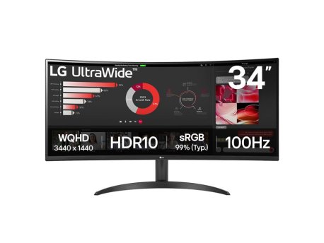 LG 34WR50QK-B WQHD 100Hz Curved