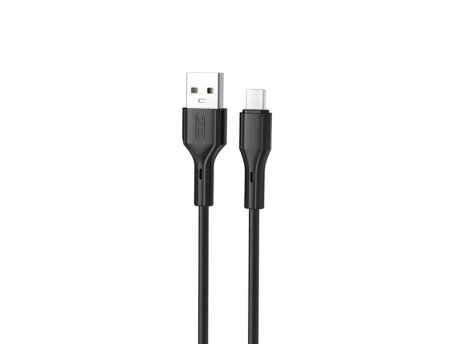 XO USB Data Kabl NB230 2.4A Type-C 1m crni