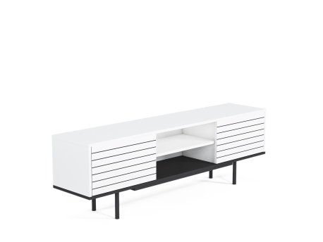 HANAH HOME TV polica Colosseo White Black