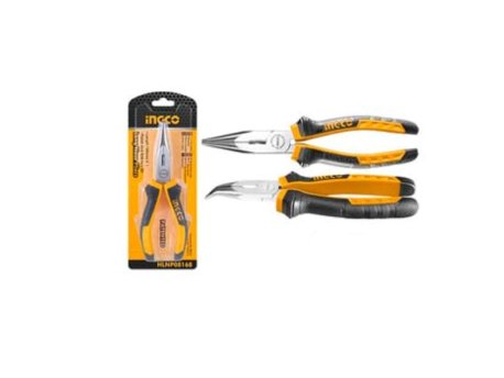 INGCO Zakrivljena špicasta klešta 160mm HBNP08168