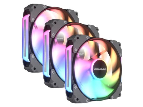COUGAR Apolar 120 ARGB Elite modular Black set 3u1 ventilator