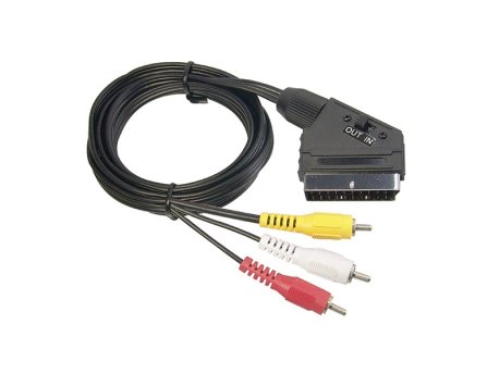 Xwave SCART na 3RCA 1,5m Audio-Video Kabl M-M sa IN-OUT prekidačem