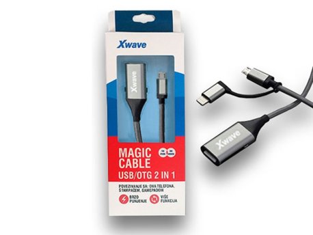 Xwave Kabl Magic USB2.0 na Micro USB 1M,lightning