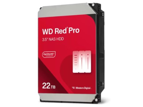 WESTERN DIGITAL 22TB 3.5 inča SATA 512MB 7200 WD221KFGX Red Pro hard disk