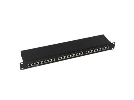 OWIRE 19''/1U Cat6A 24 porta patch panel
