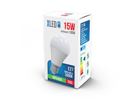 XLED E27 15W LED sijalica 3000K/1300Lm/220V/Toplo bela (021177)
