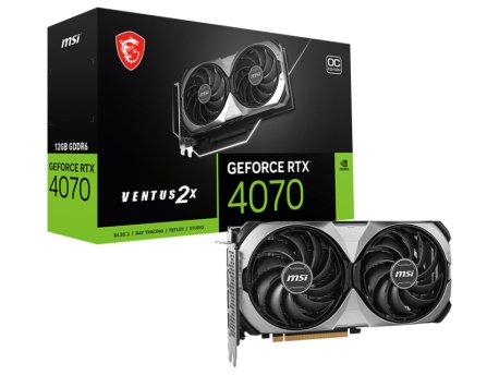 MSI NVidia GeForce RTX 4070 12GB RTX 4070 VENTUS 2X E1 12G OC