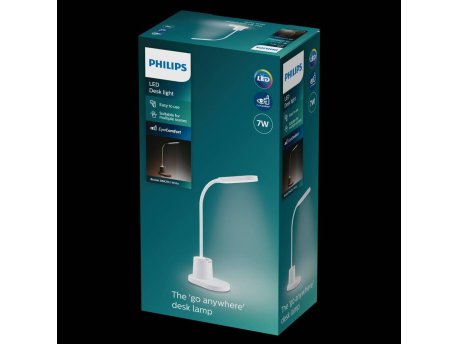 PHILIPS Bucket 7W 40K W USB stona lampa
