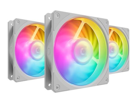 COOLER MASTER Mobius 120P ARGB White 3-pack kit ventilator (MFZ-M2DW-243P2-R1)