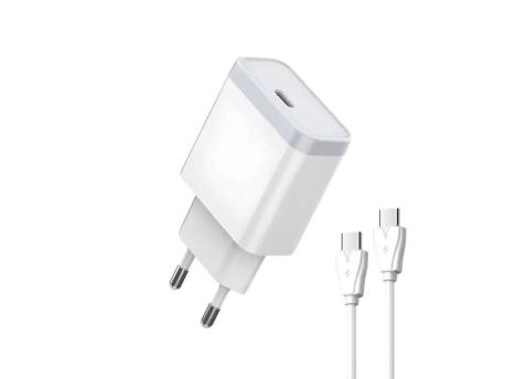 LDNIO Q122 27W PD kućni punjač sa USB C na USB C kablom