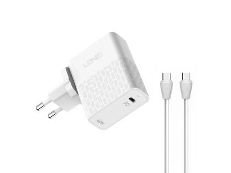 LDNIO A1405C 40W Kućni punjač sa USB C kablom