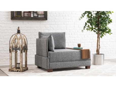 Atelier del Sofa Fotelja Fly Armchair Left Grey