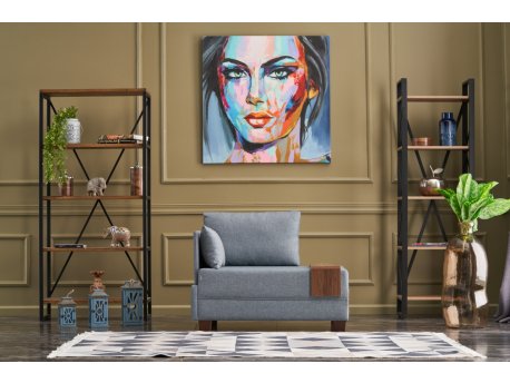 Atelier del Sofa Fotelja Fly Left Light Blue